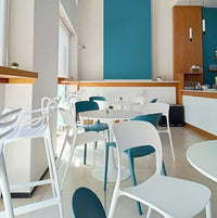 Sedia impilabile in polipropilene mod. Maya (2 pz) - Colore: Bianco - SD08MAPP