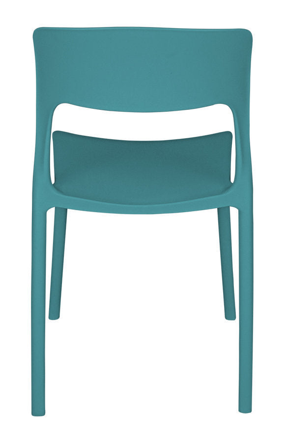 Sedia impilabile in polipropilene mod. Maya (2 pz) - Colore: Petrolio - SD26MAPP