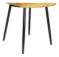 Sedia da pranzo imbottita mod. Karima (2 pz.) Colore: Giallo senape - Rivestimento: Velluto SD32KAPM