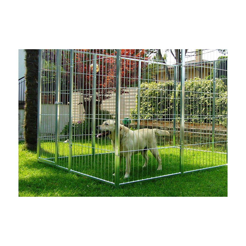 Recinto per cani box modulare solo perimetro metri 3 x 2 viteria compresa