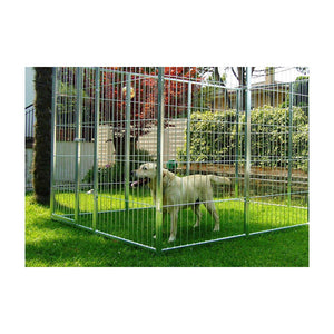 Recinto per cani box modulare solo perimetro metri 3 x 2 viteria compresa