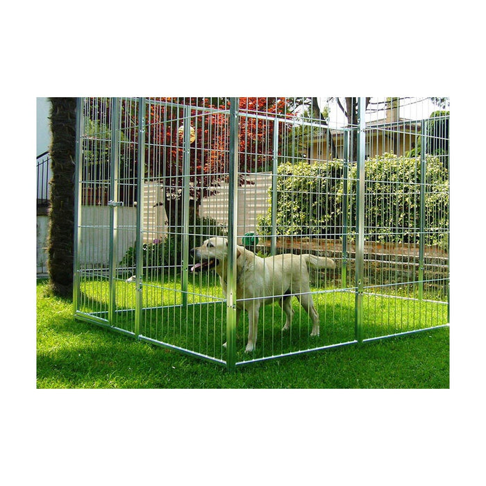 Recinto per cani box modulare solo perimetro metri 3 x 2 viteria compresa