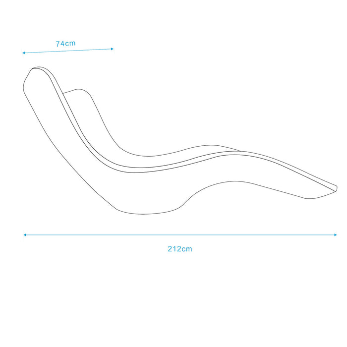Lettino da Giardino in Plastica Polietilene Bianco Resistente agli Agenti Atmosferici per Piscina e Mare Modello Assunta MPC