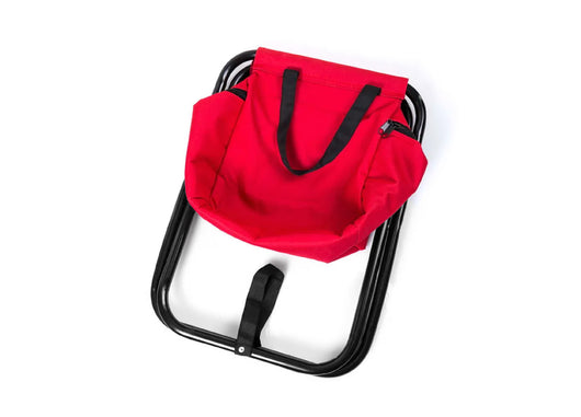 Sgabello Camping Spiaggia Pieghevole Seduta Borsa Termica Mod. Pachino - Pachino - Rosso