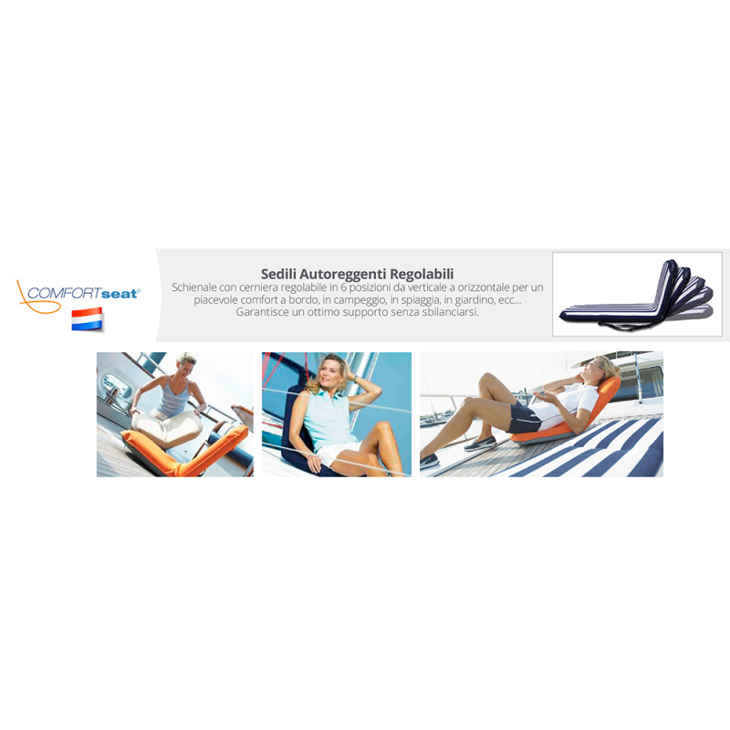 SEDILE COMFORT REGULAR BLU-BIANCO