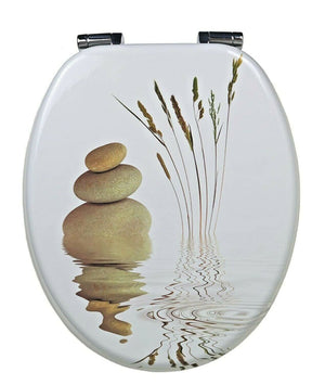 SEDILE COPRIWATER UNIVERSALE PER BAGNO COPRI WC WATER IN LEGNO 18" Mod. 52899