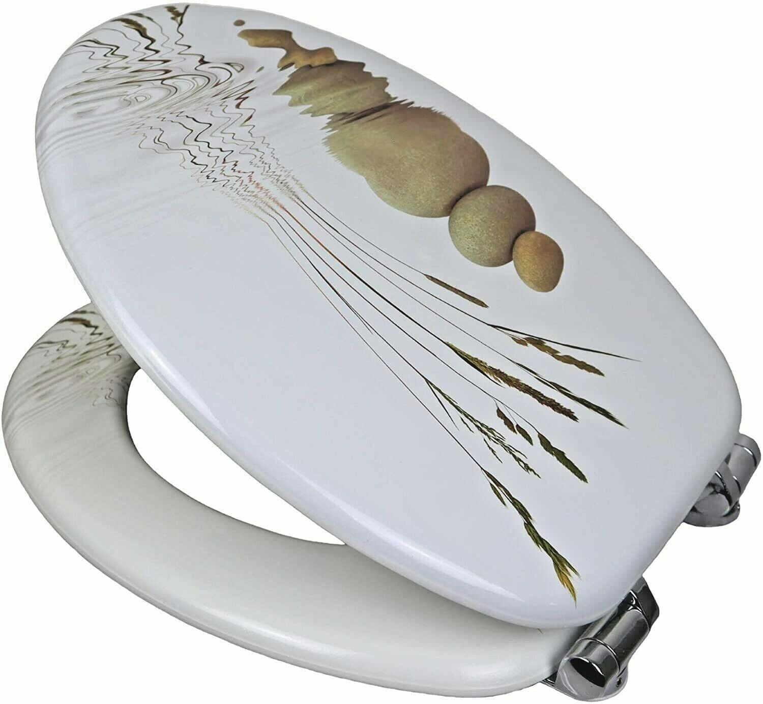 SEDILE COPRIWATER UNIVERSALE PER BAGNO COPRI WC WATER IN LEGNO 18" Mod. 52899