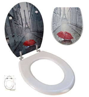 SEDILE COPRIWATER UNIVERSALE PER BAGNO COPRI WC WATER IN LEGNO 18" Mod. 52996