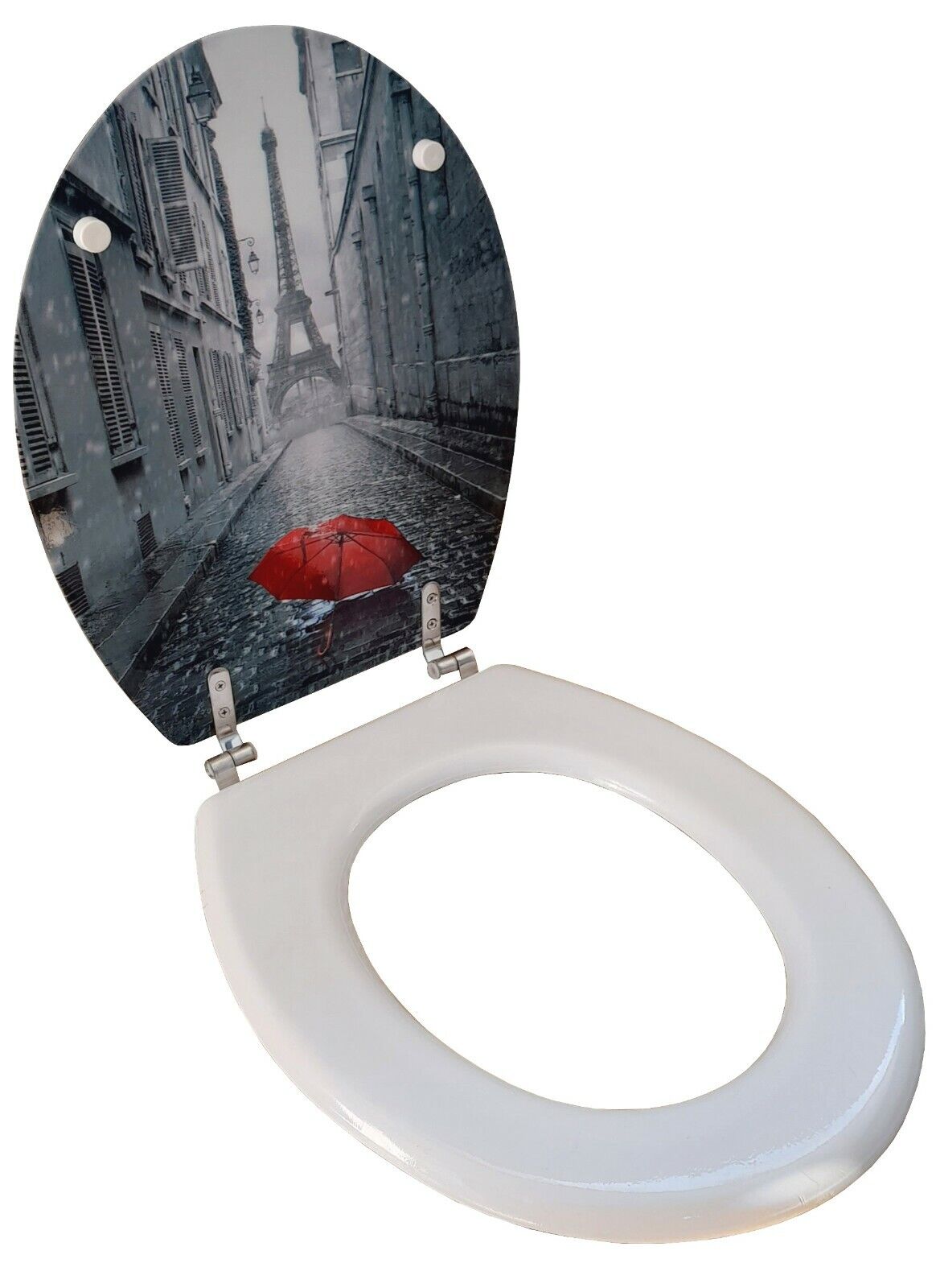 SEDILE COPRIWATER UNIVERSALE PER BAGNO COPRI WC WATER IN LEGNO 18" Mod. 52996