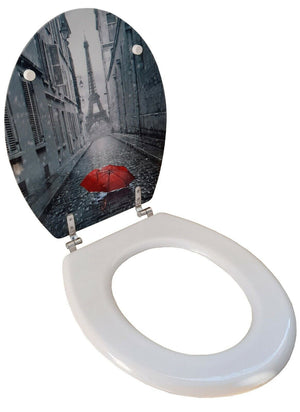 SEDILE COPRIWATER UNIVERSALE PER BAGNO COPRI WC WATER IN LEGNO 18" Mod. 52996