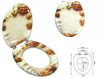 SEDILE COPRIWATER UNIVERSALE PER BAGNO COPRI WC WATER IN LEGNO Mod. 52896