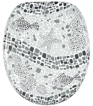 SEDILE COPRIWATER UNIVERSALE PER BAGNO COPRI WC WATER IN LEGNO MDF 18" 529594