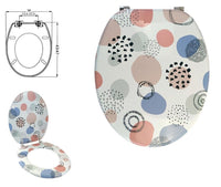 SEDILE COPRIWATER UNIVERSALE PER BAGNO COPRI WC WATER IN LEGNO MDF 19" 87101