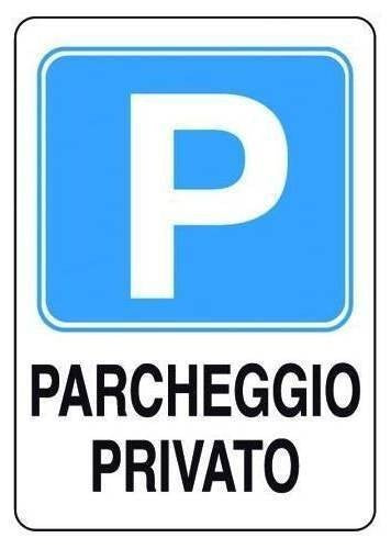 SEGNALETICA PARCHEGGIO PRIVATO 30X20