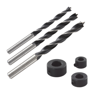SEI DI PUNTA PER LEGNO ELICOIDALI con arresto di profondità