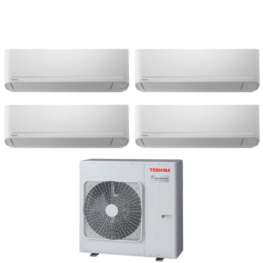 Climatizzatore Condizionatore Toshiba Quadri Split Inverter serie SEIYA 7+7+7+7 RAS-4M27U2AVG-E R-32 Wi-Fi Optional 7000+7000+7000+7000