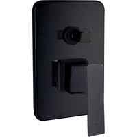 SERIE ELEGANT MONOC.INCASSO DOCCIA C/DEVIAT.NERO