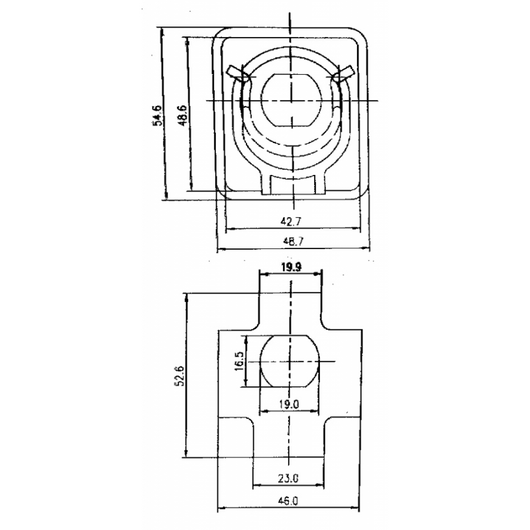 SERRATURA/ALZAPAGLIOLO INCASSO INOX