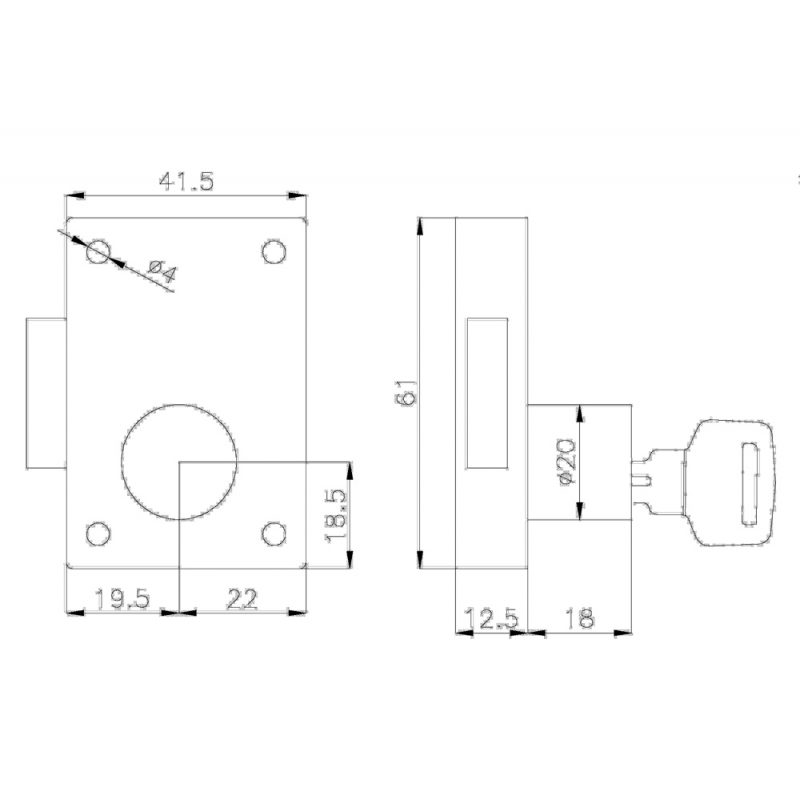 SERRATURA DA APPOGGIARE