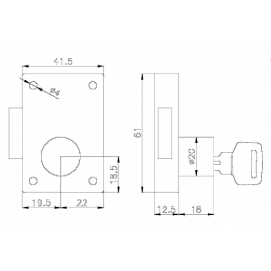 SERRATURA DA APPOGGIARE