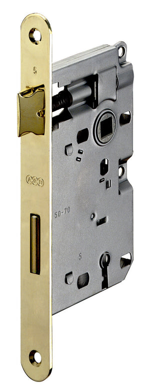 SERRATURA PATENT MM 40 B/TONDO OTTONATO