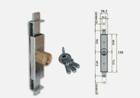 SERRATURA VIRO PER CANCELLI ESTENSIBILI 8301