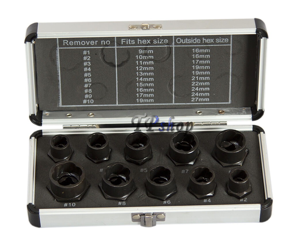 SET 10 BUSSOLE ESTRATTORI DADI E BULLONI DANNEGGIATI BUSSOLA ALTE ESTRATTORE