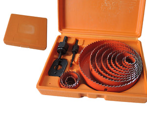 SET 16 PZ FRESE LEGNO FRESE A TAZZA PER TRAPANO 2 ATTACCHI 19mm A 127mm 122134