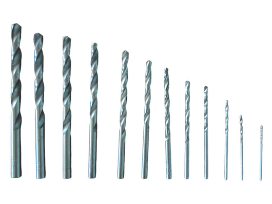 SET 25 PUNTE PER TRAPANO IN TITANIO KIT PUNTE FERRO MISURE 1 A 13 CM + CUSTODIA