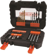 SET 31 PEZZI PER FORARE ED AVVITARE BLACK+DECKER