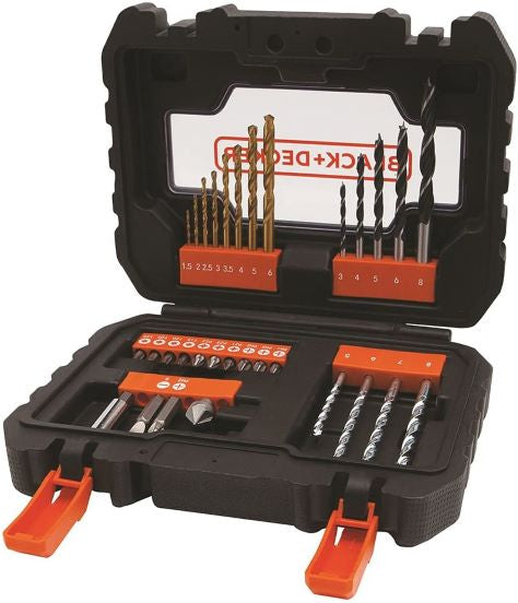 SET 31 PEZZI PER FORARE ED AVVITARE BLACK+DECKER