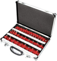 SET 35 PZ FRESE LEGNO FRESE PER SCANALARE GAMBO 6 mm FRESATRICE PANTOGRAFO