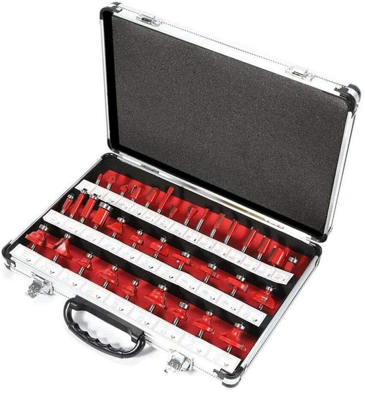 SET 35 PZ FRESE LEGNO FRESE PER SCANALARE GAMBO 6 mm FRESATRICE PANTOGRAFO