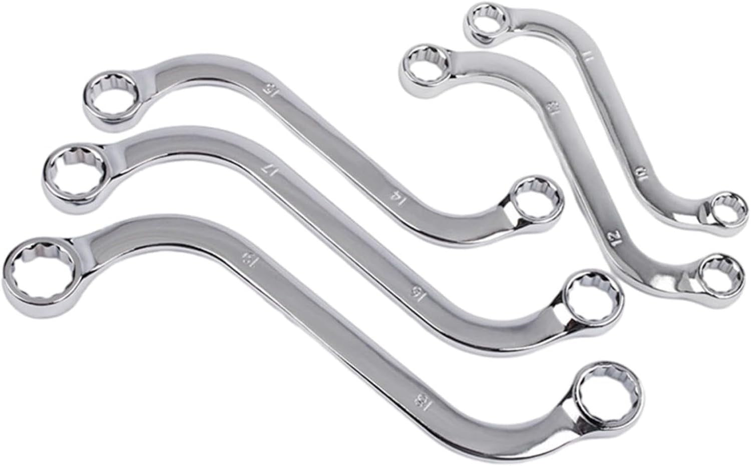 SET 5 CHIAVI AD ESSE POLIGONALI CON PROFILO INTERNO MULTIGRIP 10-19 mm MR70074