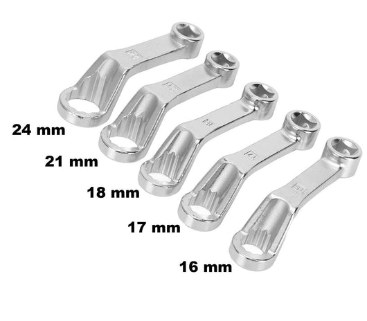 SET 5 PZ CHIAVI A TUBO VITE OFFSET PER MONTAGGIO MOTORE MERCEDES BENZ FS-22143