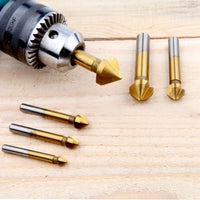 SET 6 PUNTE PER SVASATURA HSS PER TRAPANO 6,3mm 8,3mm 10,4mm 12,4mm 16,5mm 20,5