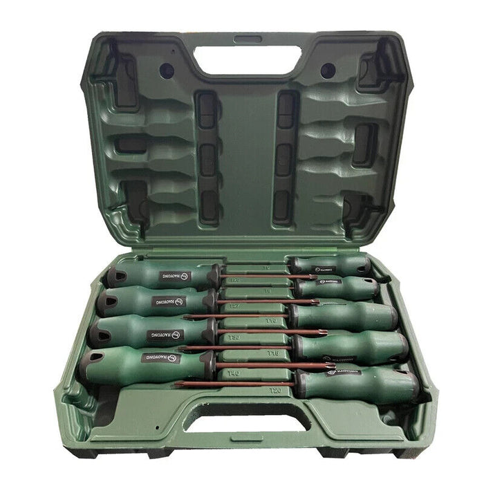 SET 9 CACCIAVITI TORX DA T6 A T40 PER OFFICINA CARROZIERE MANICO ANTISCIVOLO