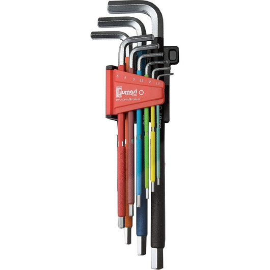 SET CHIAVI A BRUGOLA PZ.9 TORX CON FORO - FUMASI