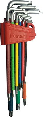 SET CHIAVI A BRUGOLA PZ.9 TORX  - FUMASI