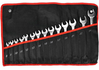 SET CHIAVI COMBINATE 14 PZ FISSA A STELLA MISURE DA 8mm a 24mm 91012