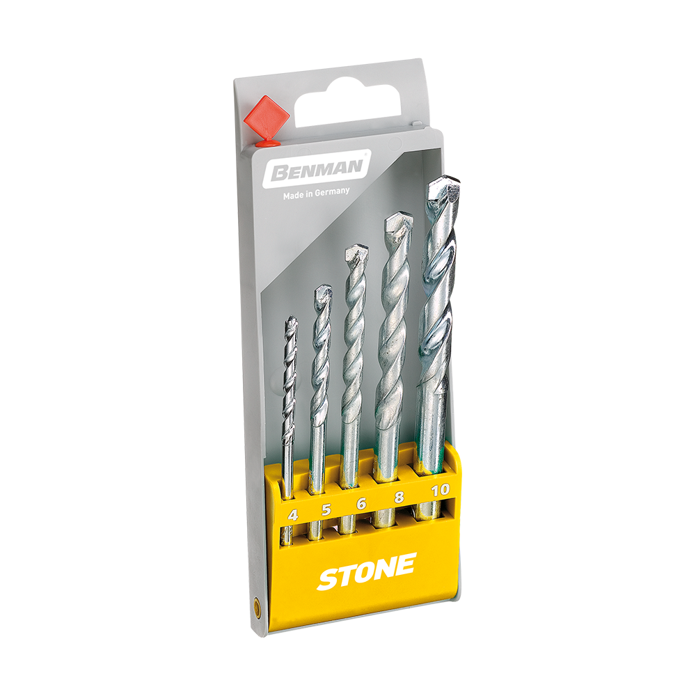 SET DI PUNTE PER CEMENTO 5 PZ - BENMAN 