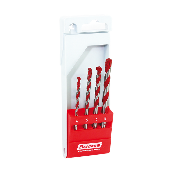 SET DI PUNTE PER GRANITO 4 PZ - BENMAN 