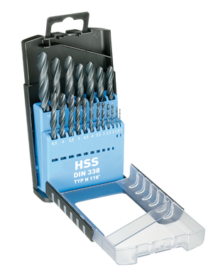 SET DI PUNTE PER METALLO 19 PZ DIN 338 - BENMAN 