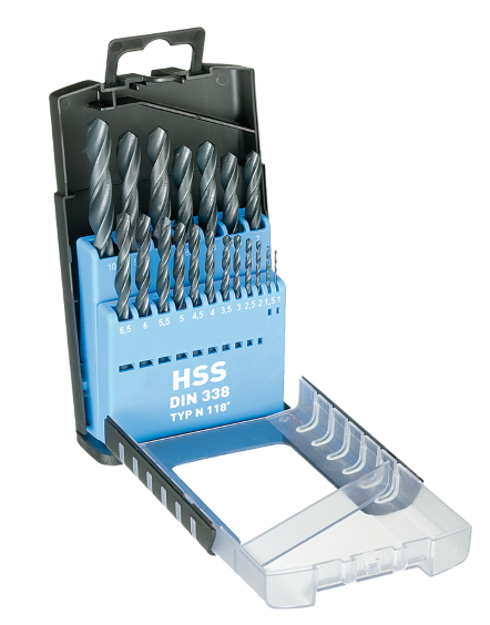 SET DI PUNTE PER METALLO 19 PZ DIN 338 - BENMAN 