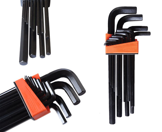 SET KIT 13 PZ CHIAVI CHIAVE ESAGONALI AD ELLE LUNGHE