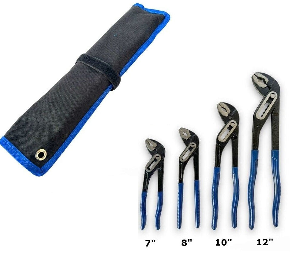 SET PINZE POLIGRIP 4 PZ PAPPAGALLO 175 200 250 300 mm PINZA