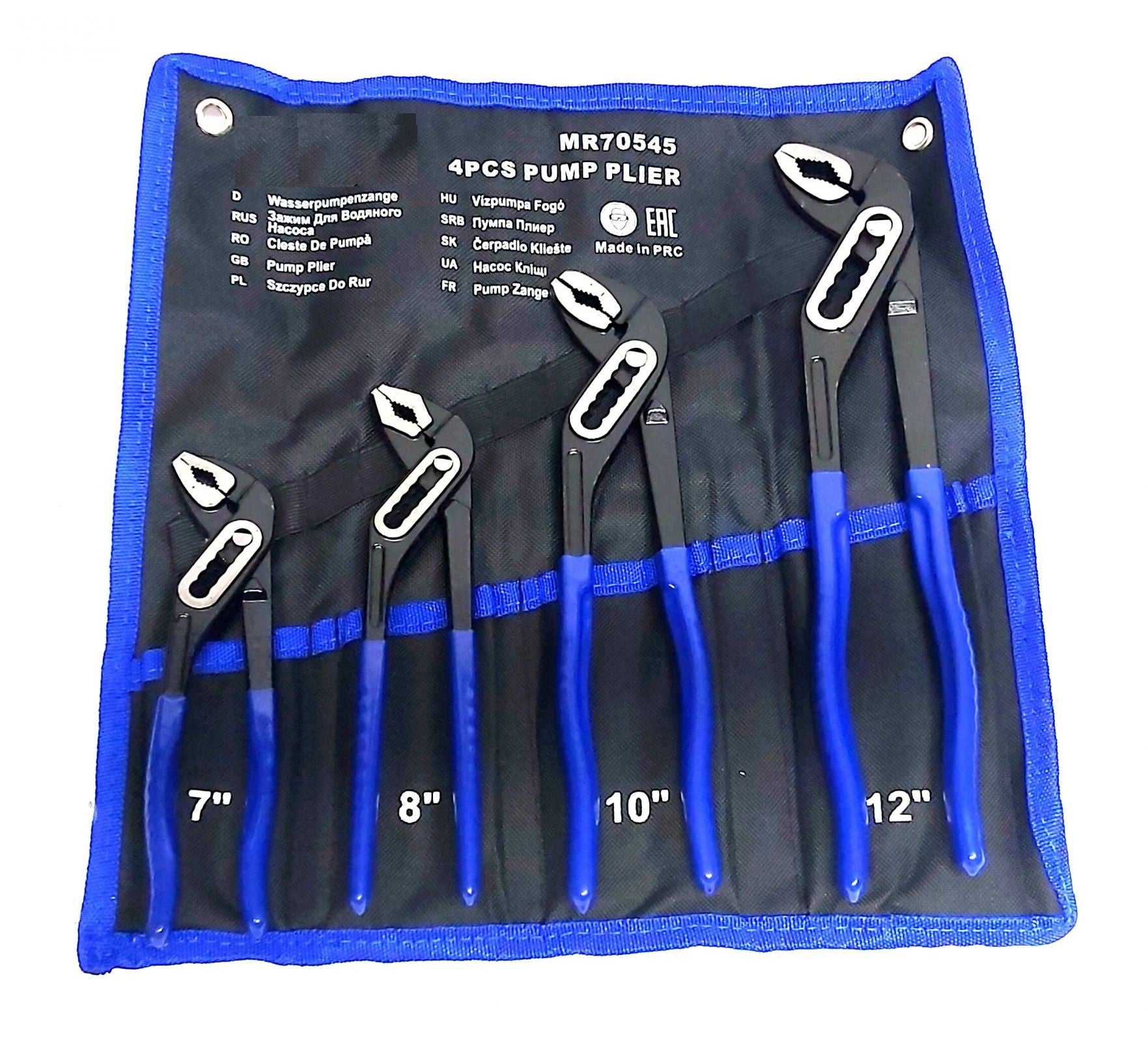 SET PINZE POLIGRIP 4 PZ PAPPAGALLO 175 200 250 300 mm PINZA