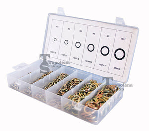 SET RONDELLE ELASTICHE SPACCATE GROVER GROWER MISURE METRICHE ASSORTITE 800 PZ