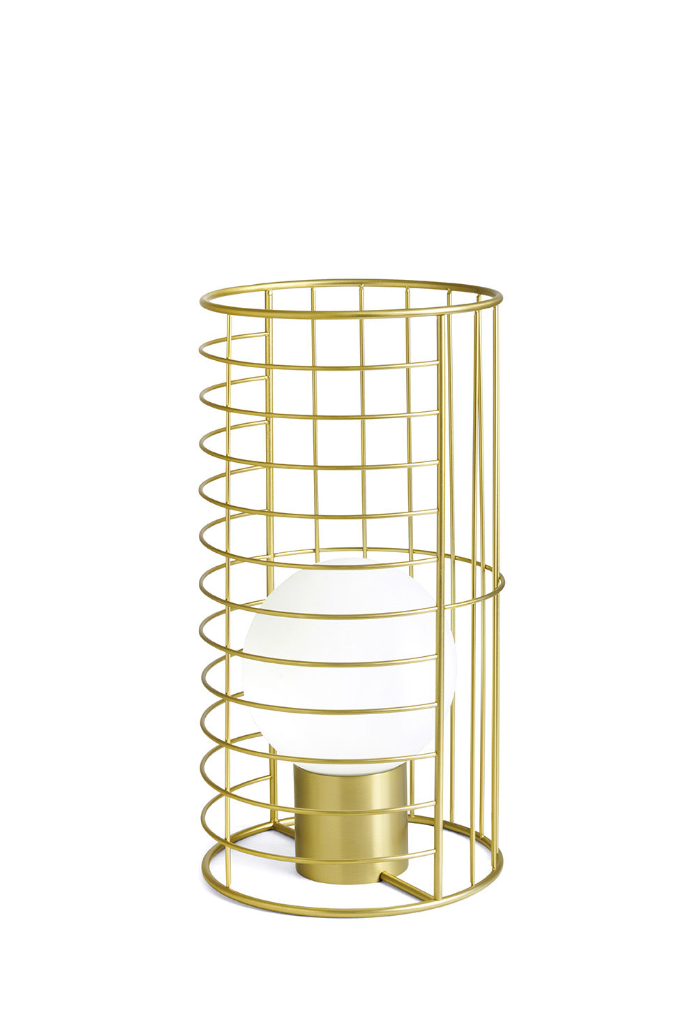 SETTI LAMPADA IN METALLO TONDA VETRO OPALINO STRUTTURA ORO TONDINO ATTACCO E27