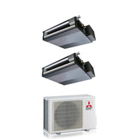 Climatizzatore Condizionatore Mitsubishi Electric Dual Inverter Canalizzabile (Canalizzato) SEZ-M 12+12 con MXZ-2F53VF R-32 Wi-Fi Optional 12000+12000